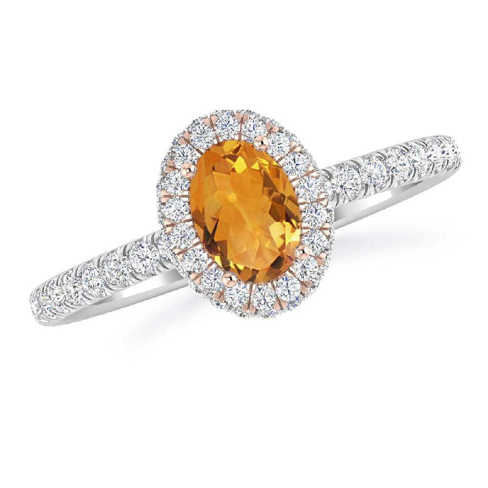 White Gold - Citrine