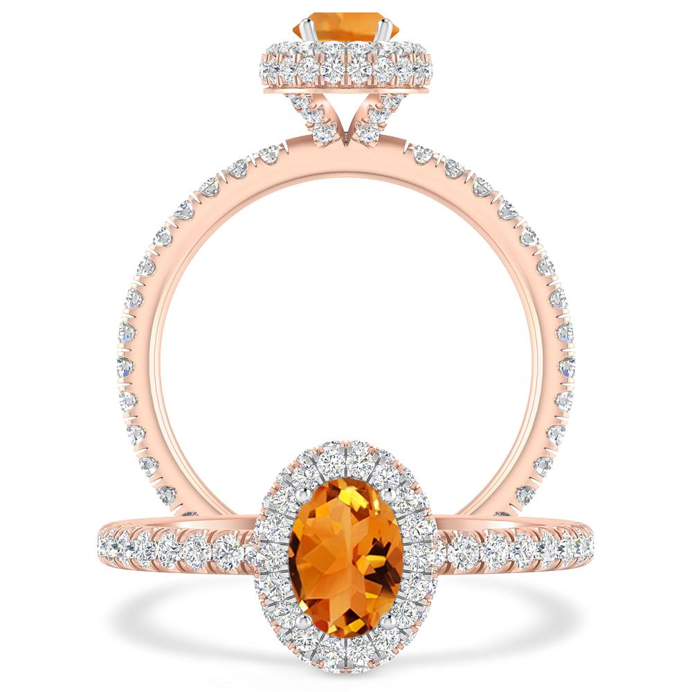 Rose Gold - Citrine