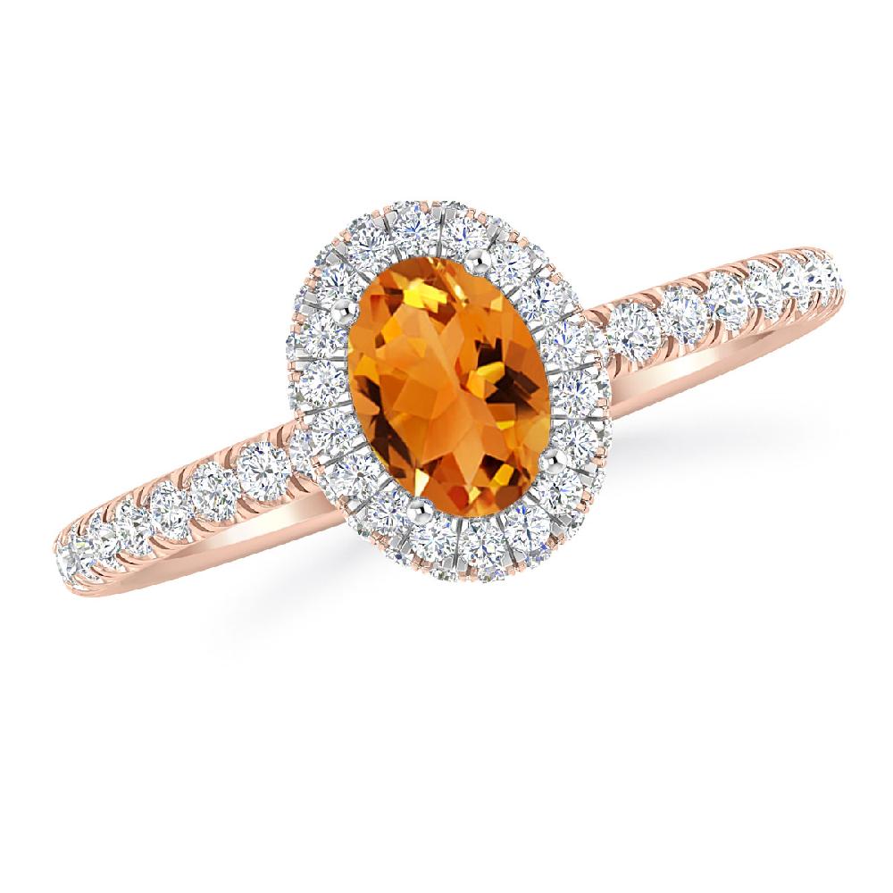 Rose Gold - Citrine