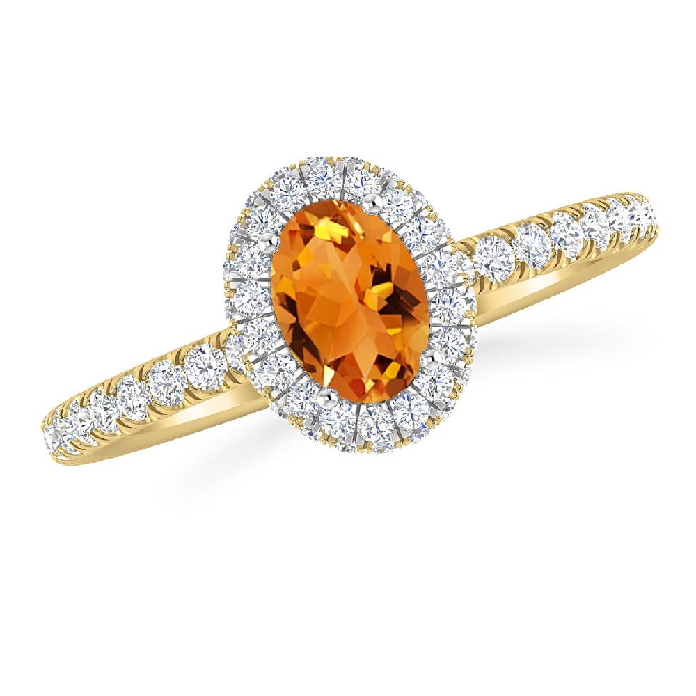 Yellow Gold - Citrine