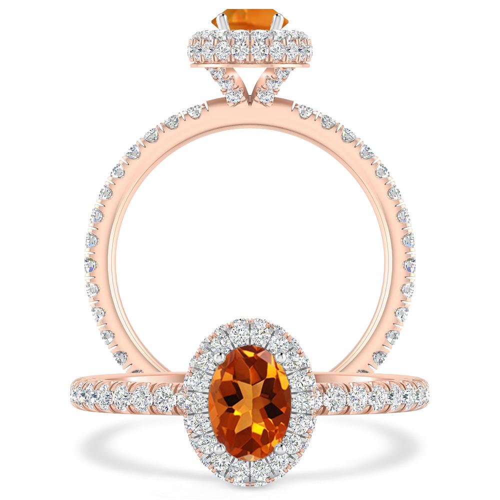 Rose Gold - Citrine