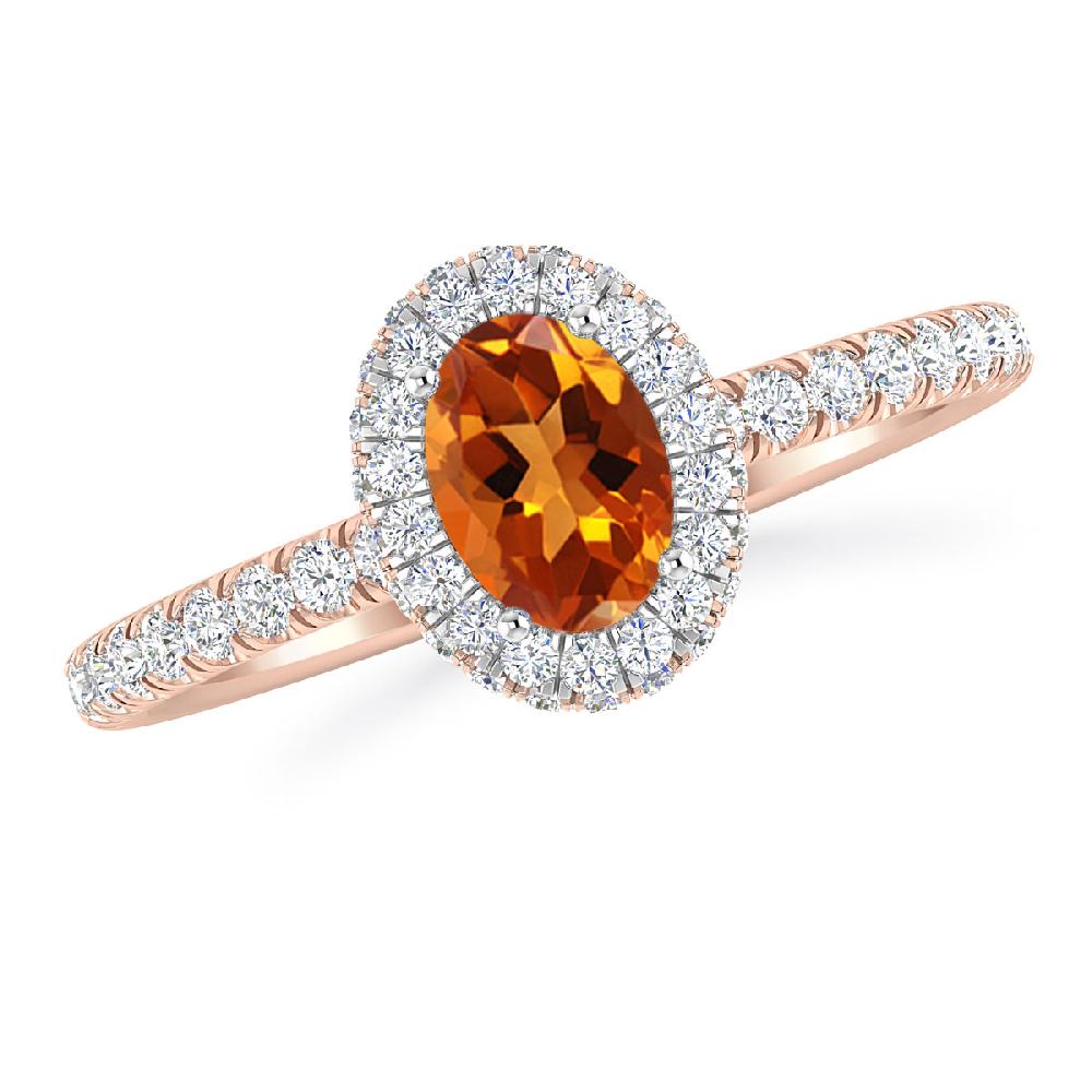 Rose Gold - Citrine