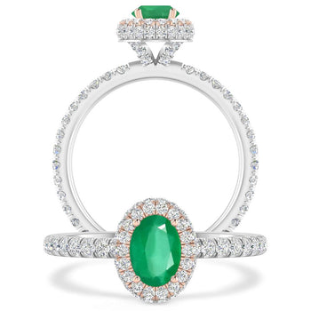 White Gold - Emerald