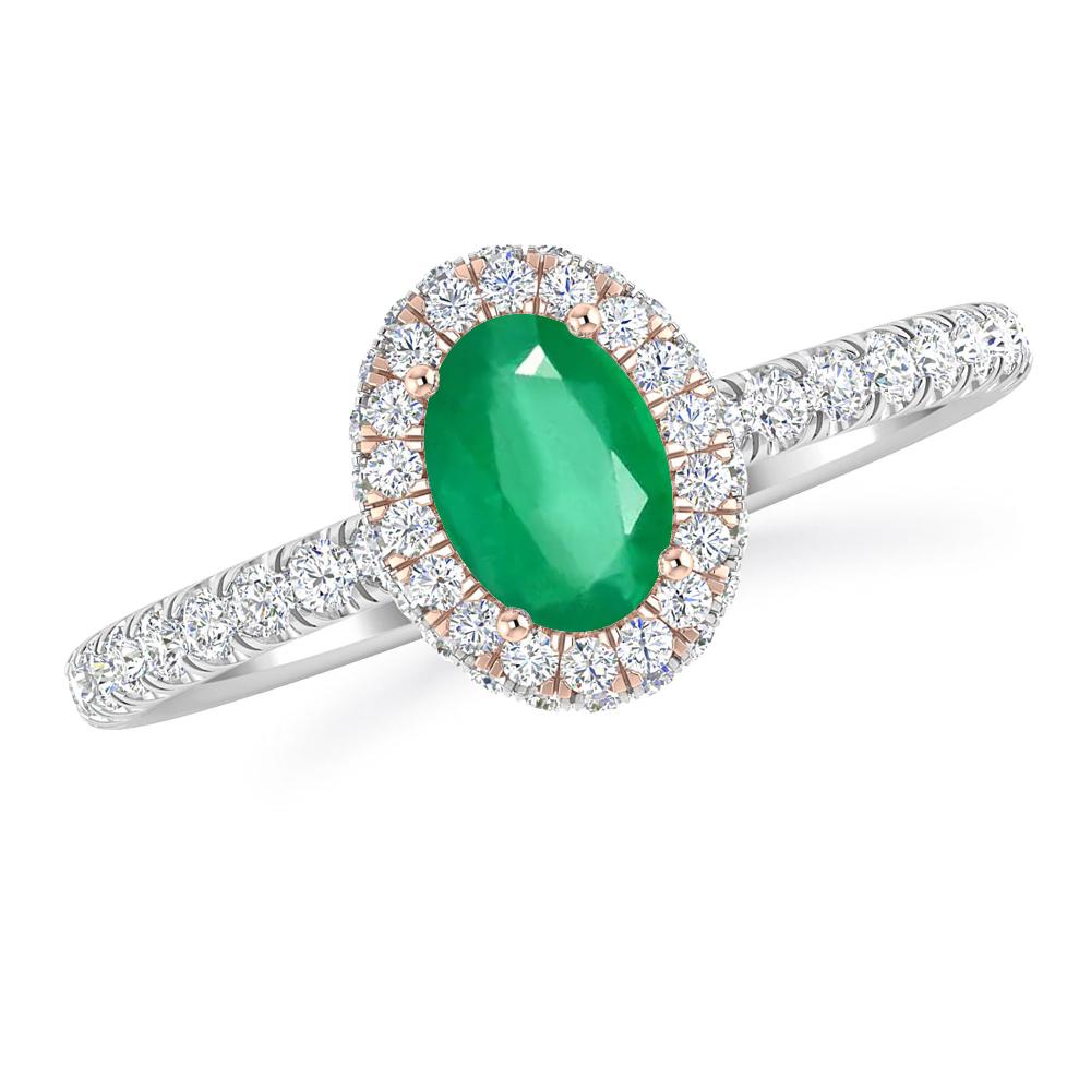 White Gold - Emerald