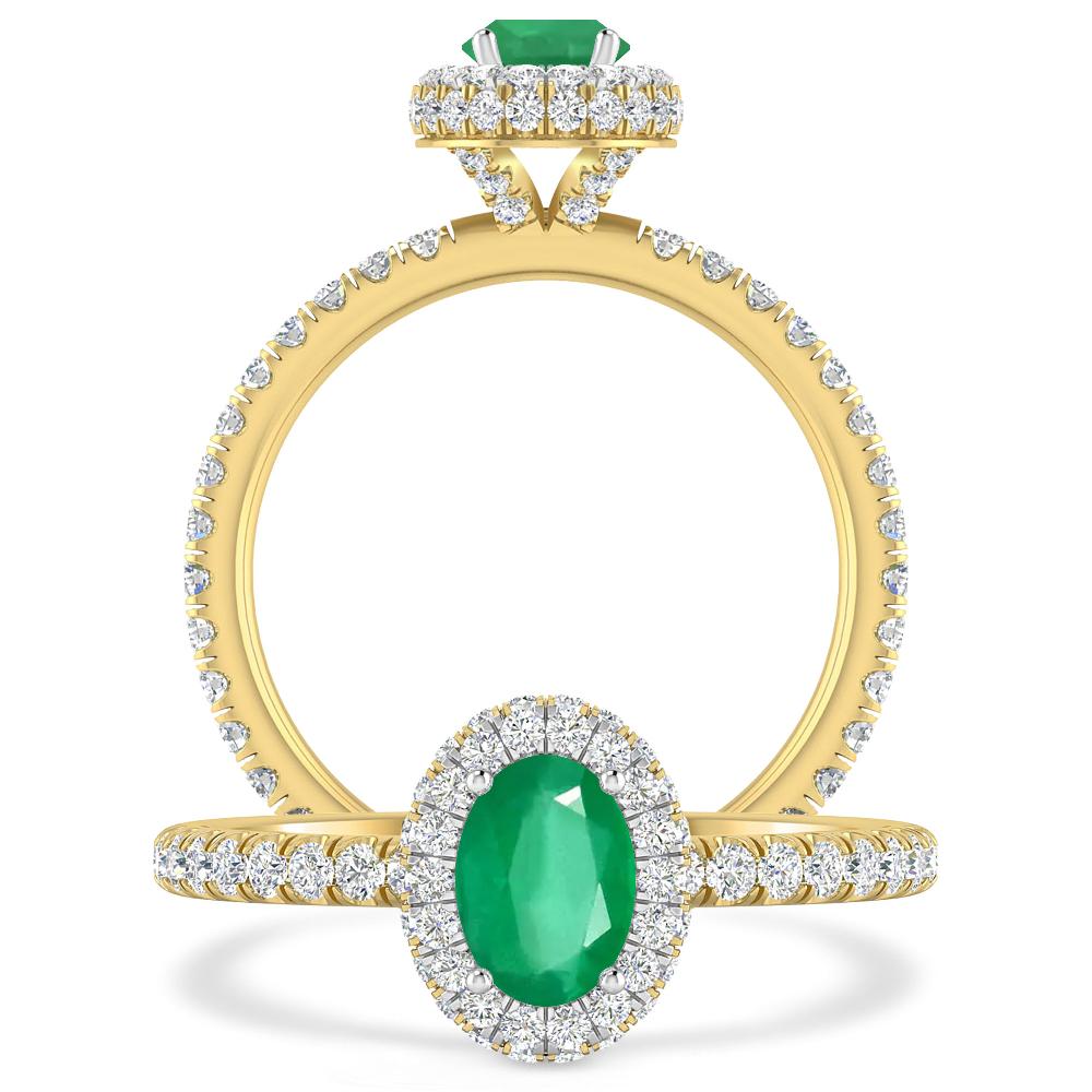 Yellow Gold - Emerald