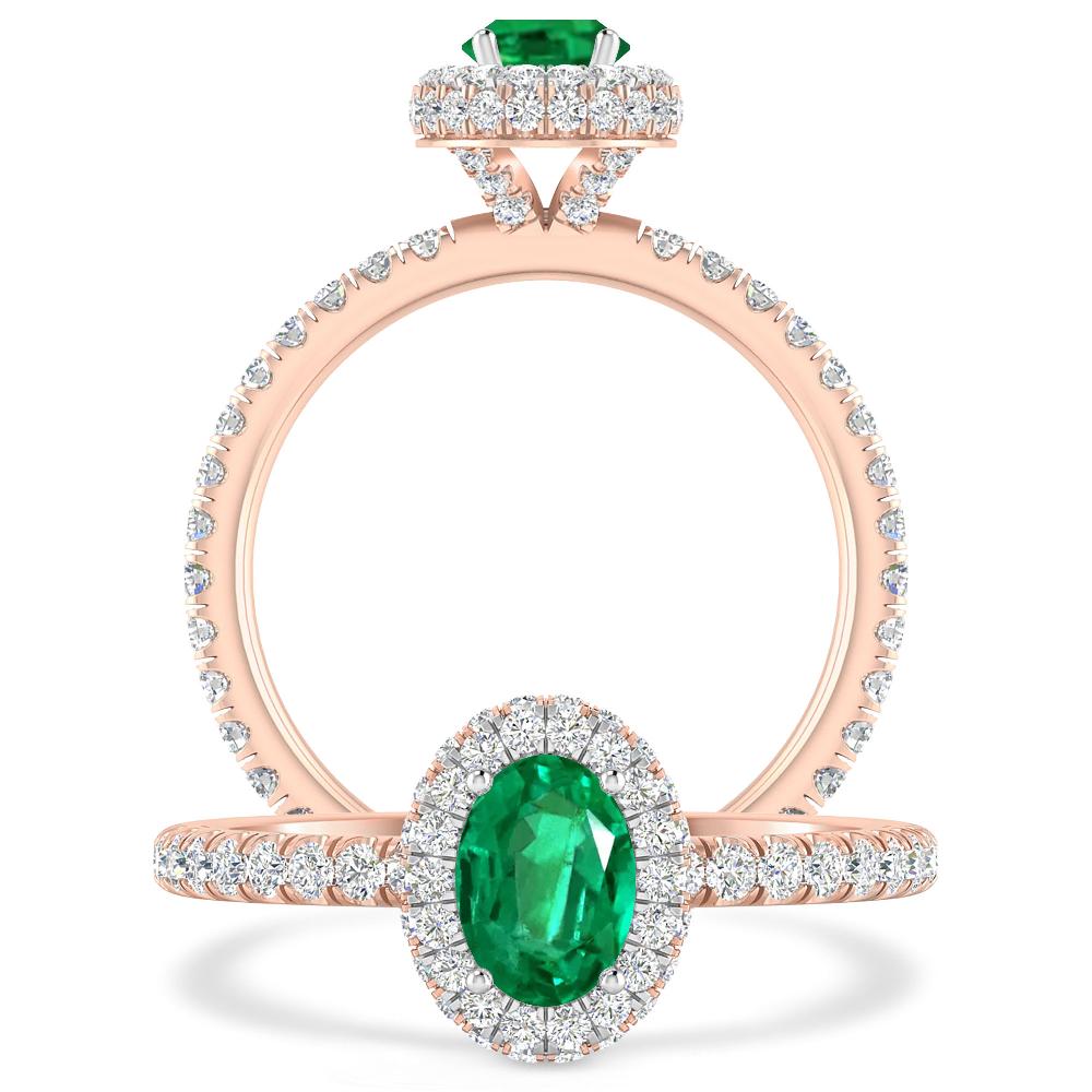 Rose Gold - Emerald