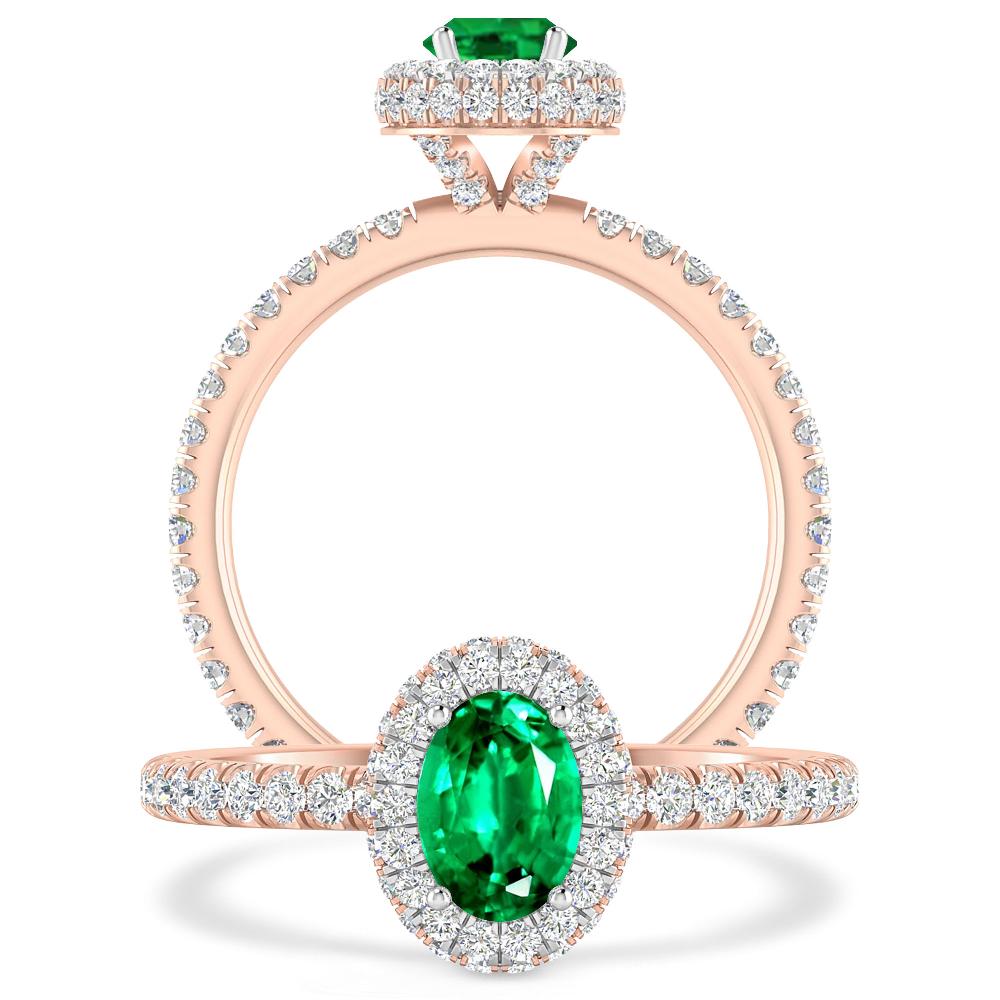 Rose Gold - Emerald