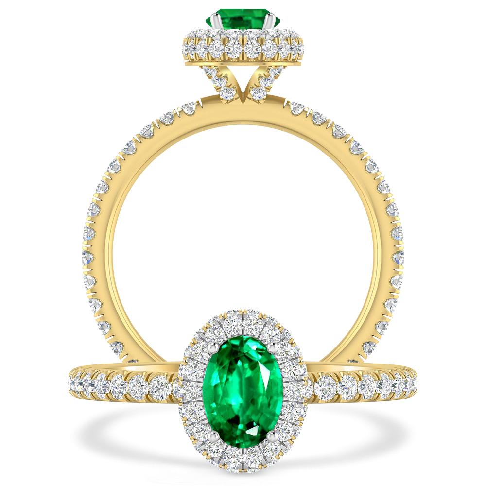 Yellow Gold - Emerald