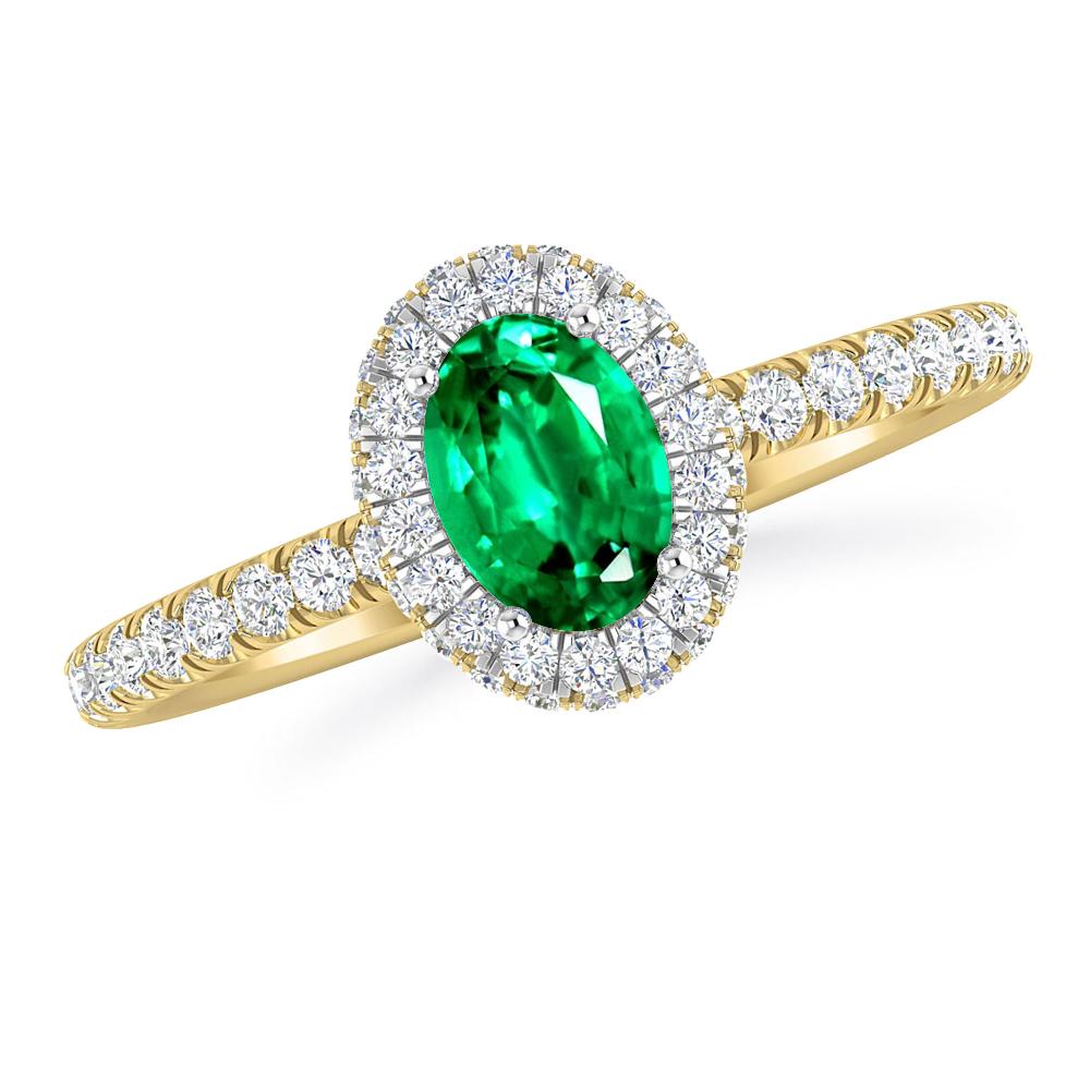 Yellow Gold - Emerald