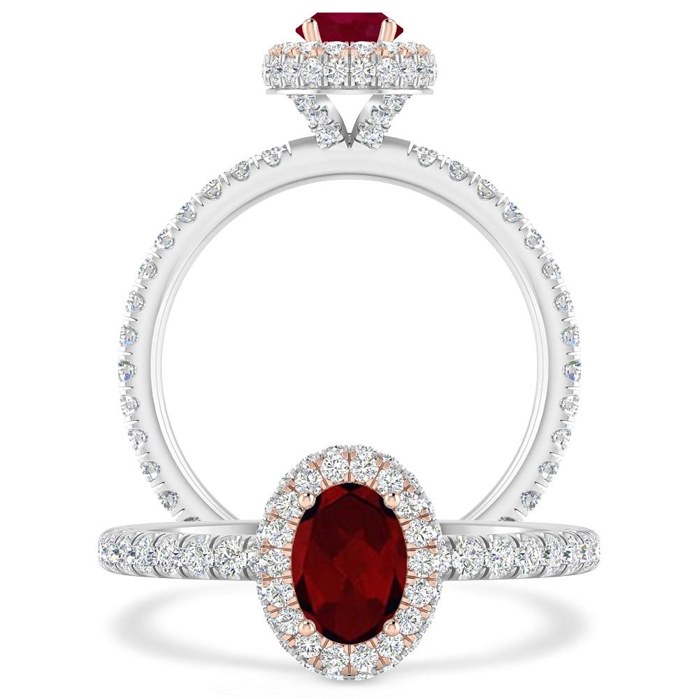 White Gold - Garnet