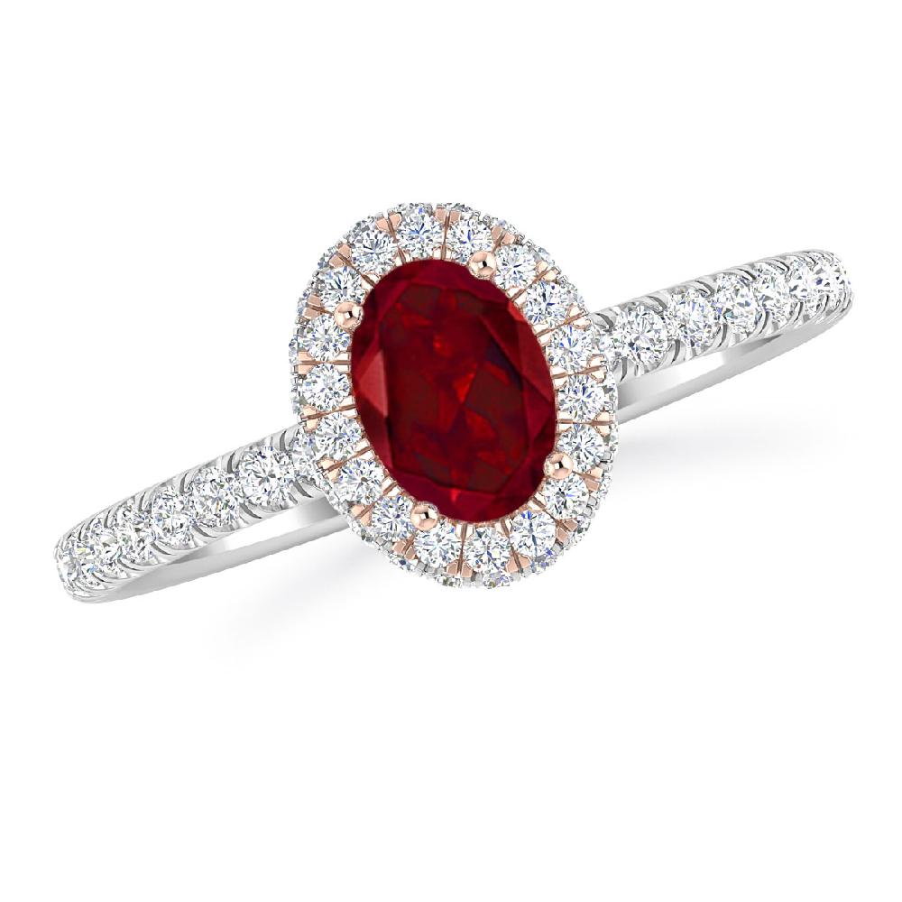 White Gold - Garnet