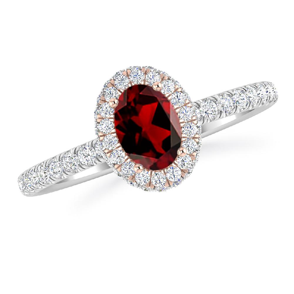 White Gold - Garnet