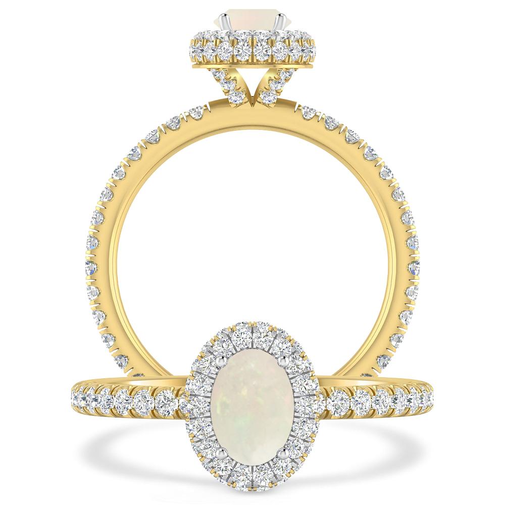 Yellow Gold - Opal