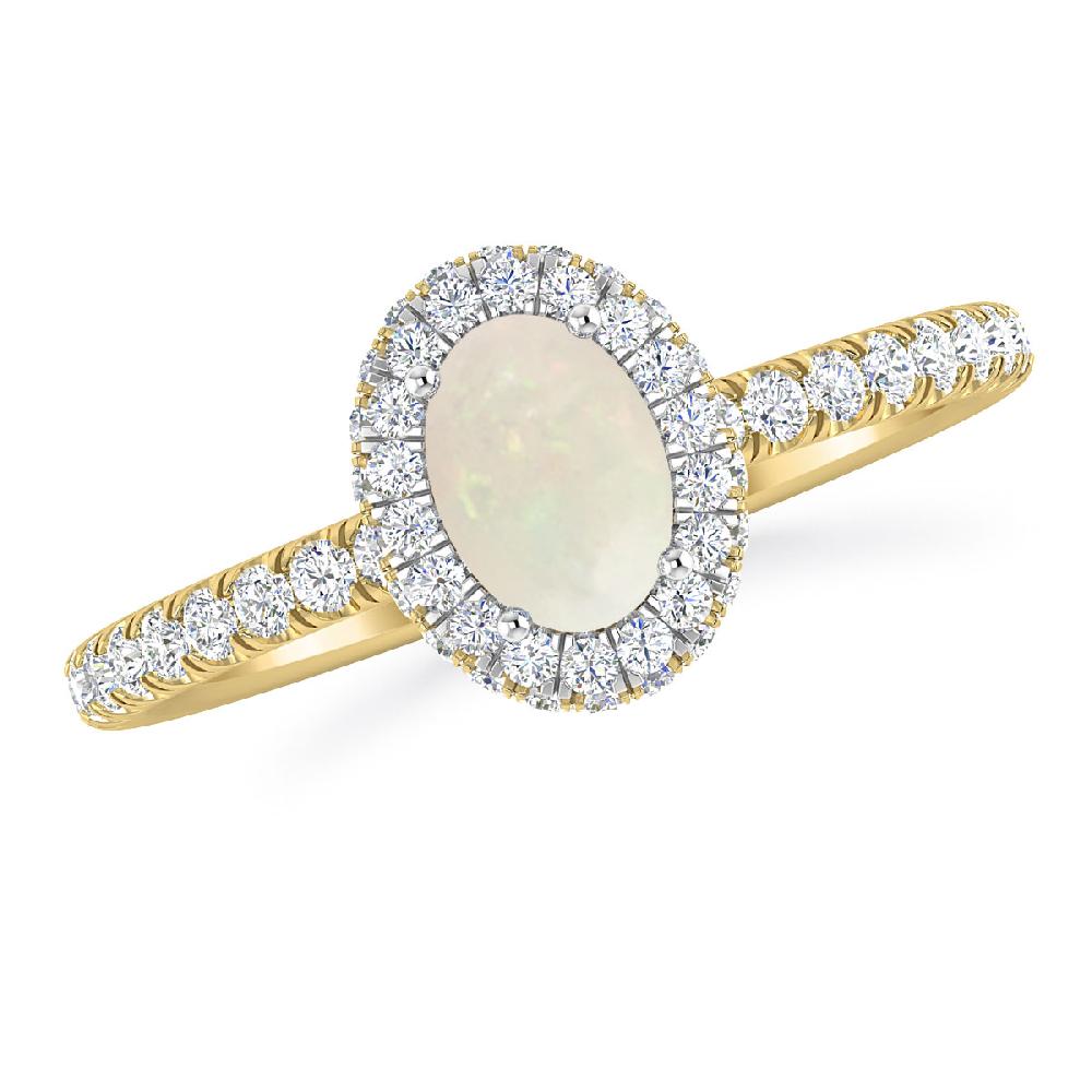 Yellow Gold - Opal