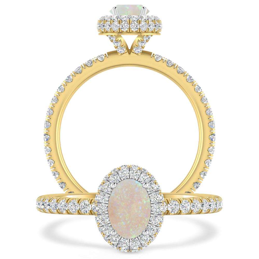 Yellow Gold - Opal