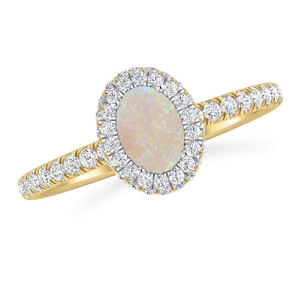 Yellow Gold - Opal