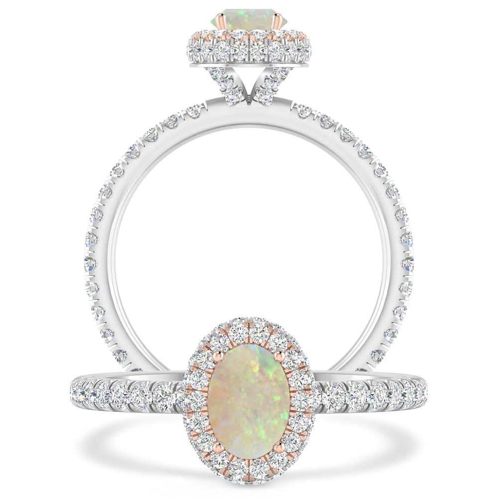 White Gold - Opal