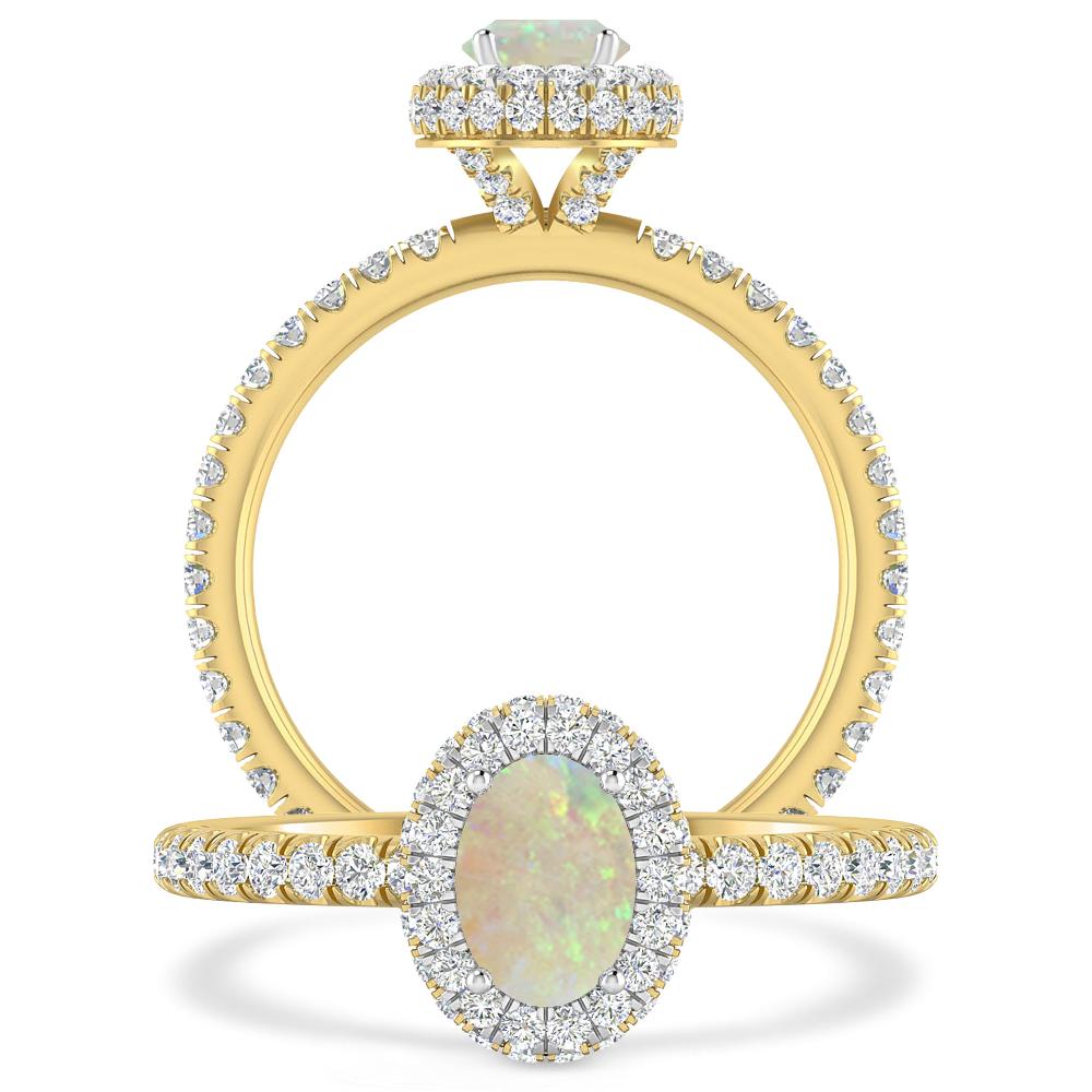 Yellow Gold - Opal