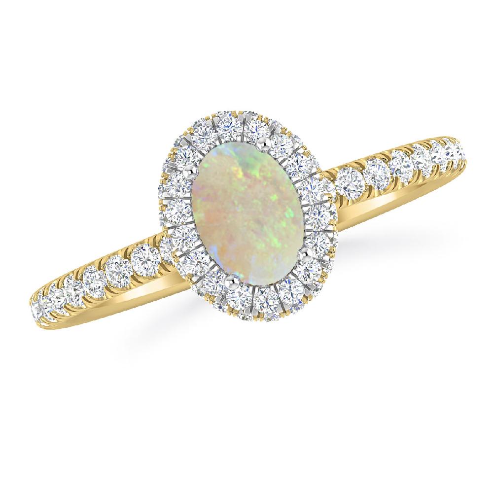 Yellow Gold - Opal