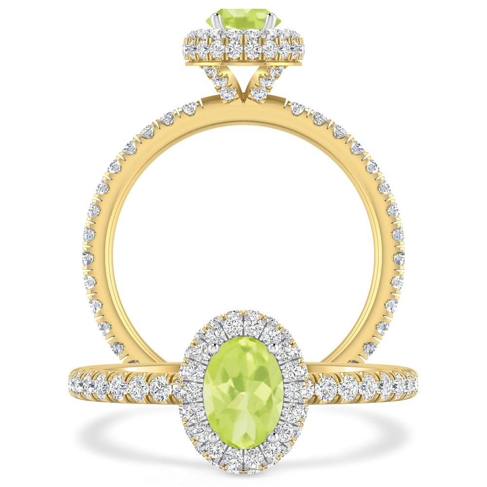 Yellow Gold - Peridot