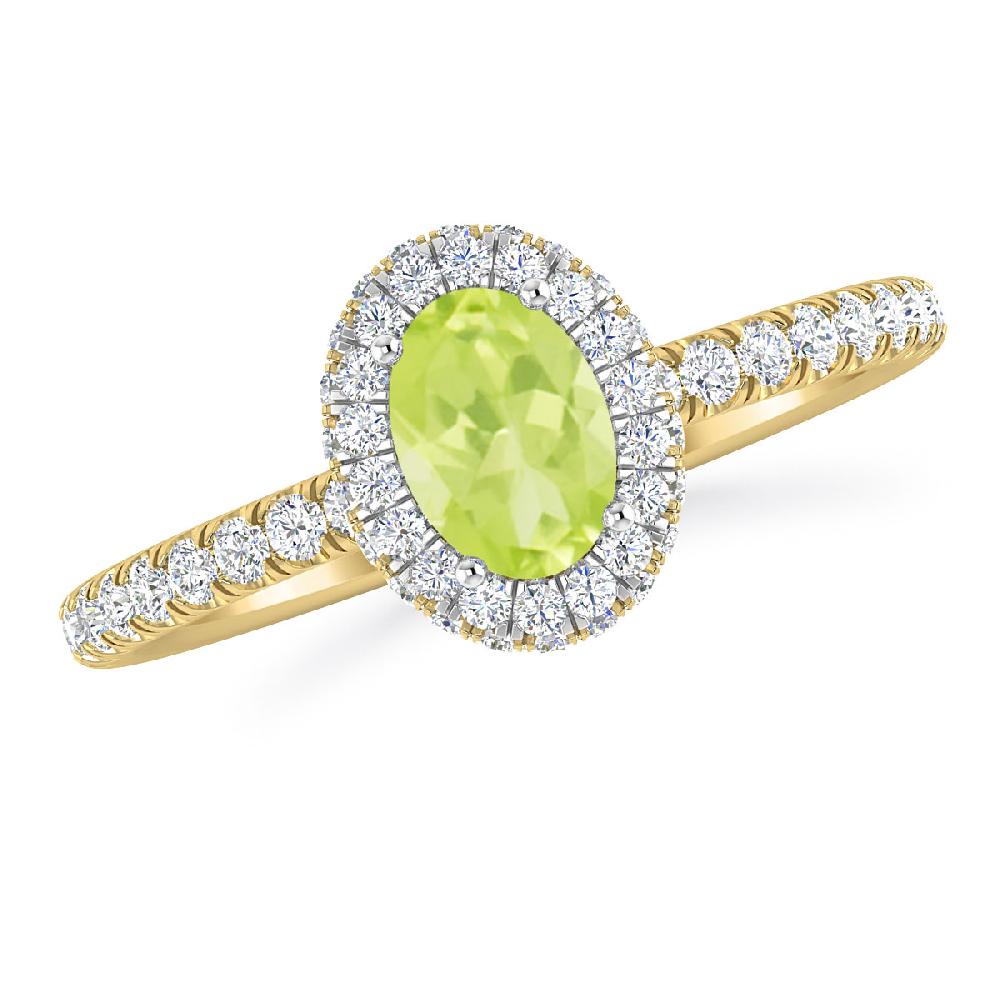 Yellow Gold - Peridot