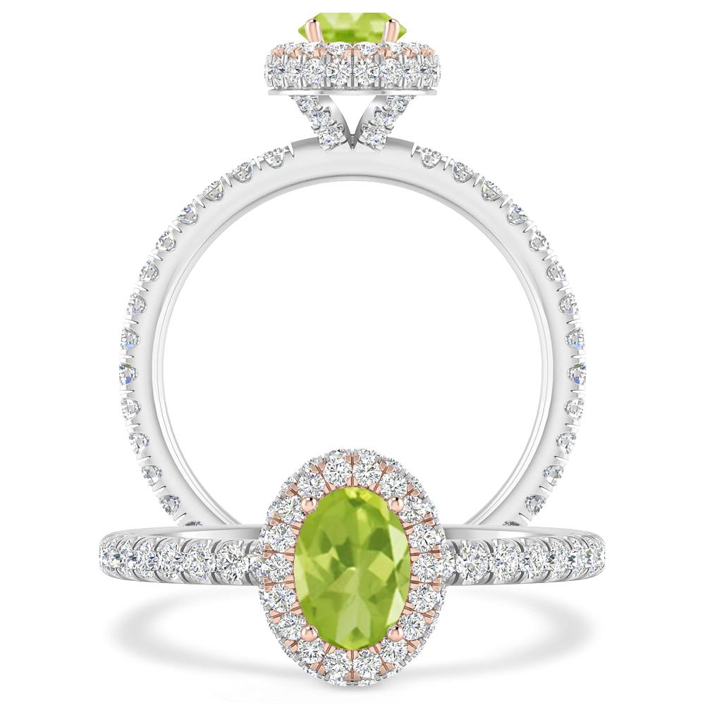 White Gold - Peridot