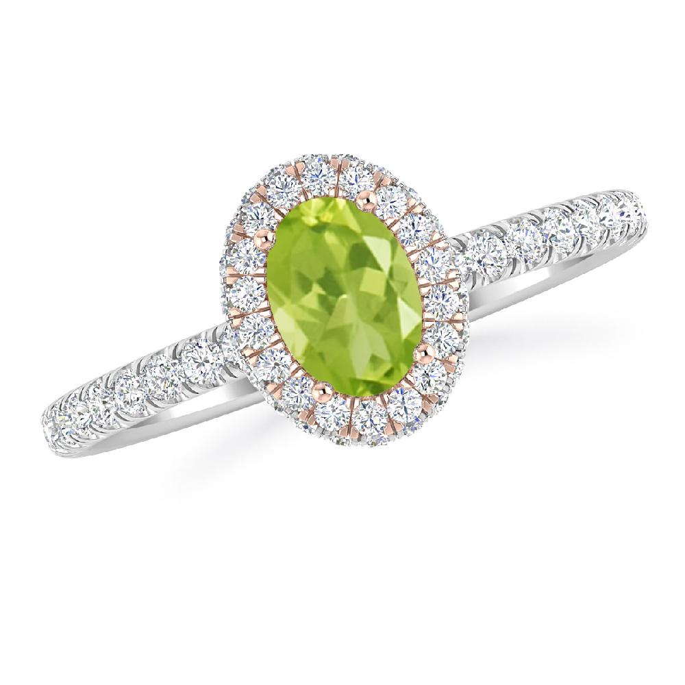 White Gold - Peridot