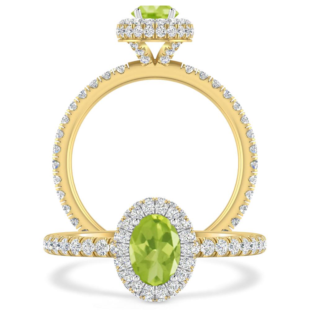 Yellow Gold - Peridot