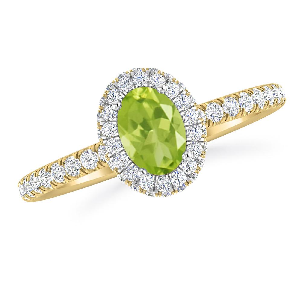 Yellow Gold - Peridot