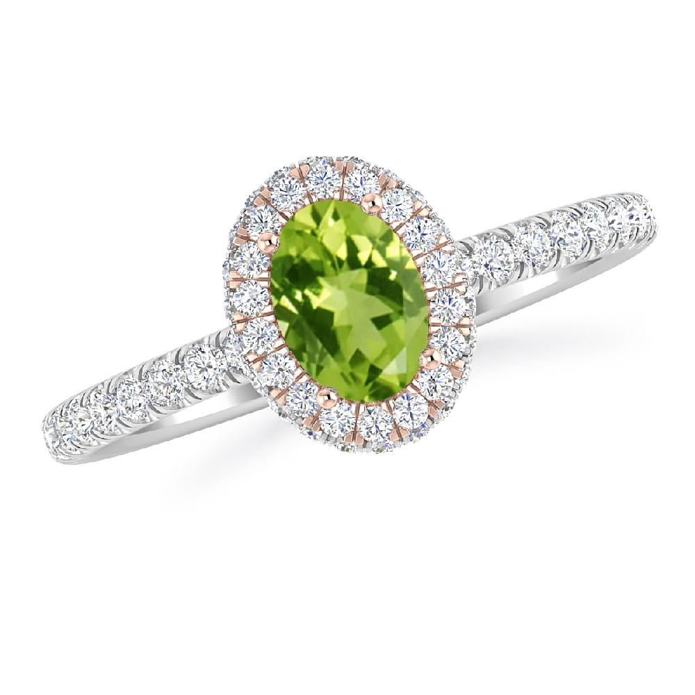 White Gold - Peridot