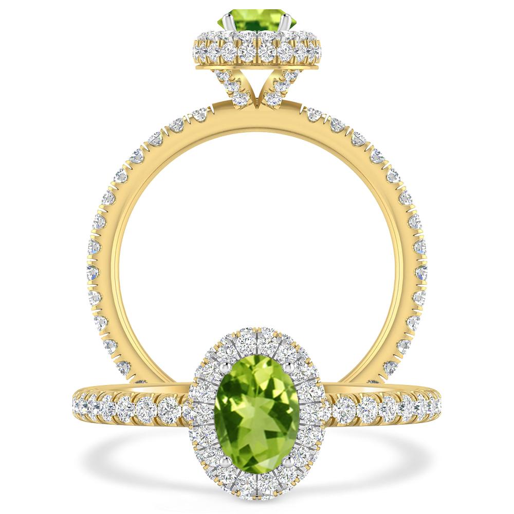 Yellow Gold - Peridot