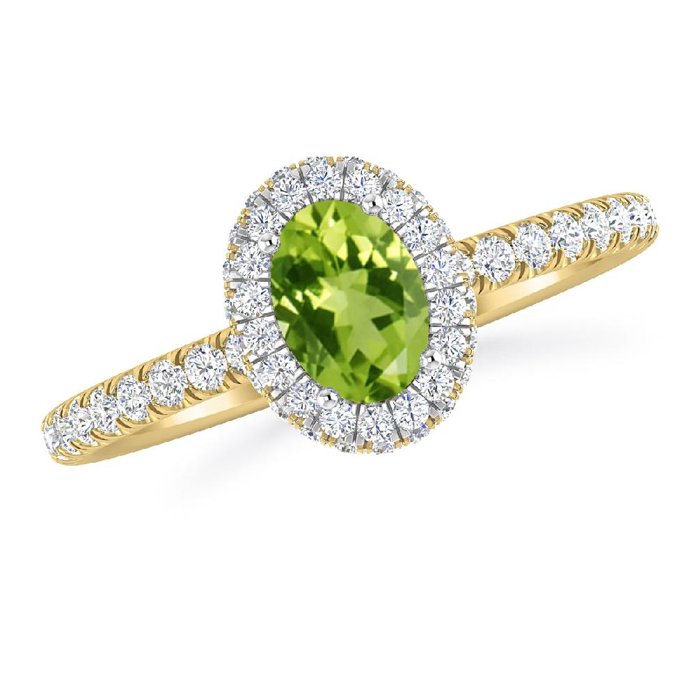 Yellow Gold - Peridot