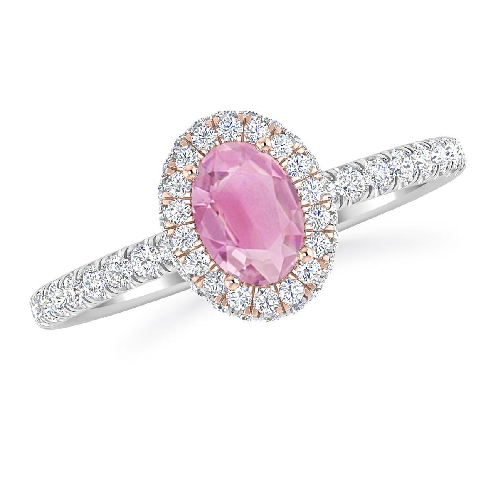 White Gold - Pink Tourmaline