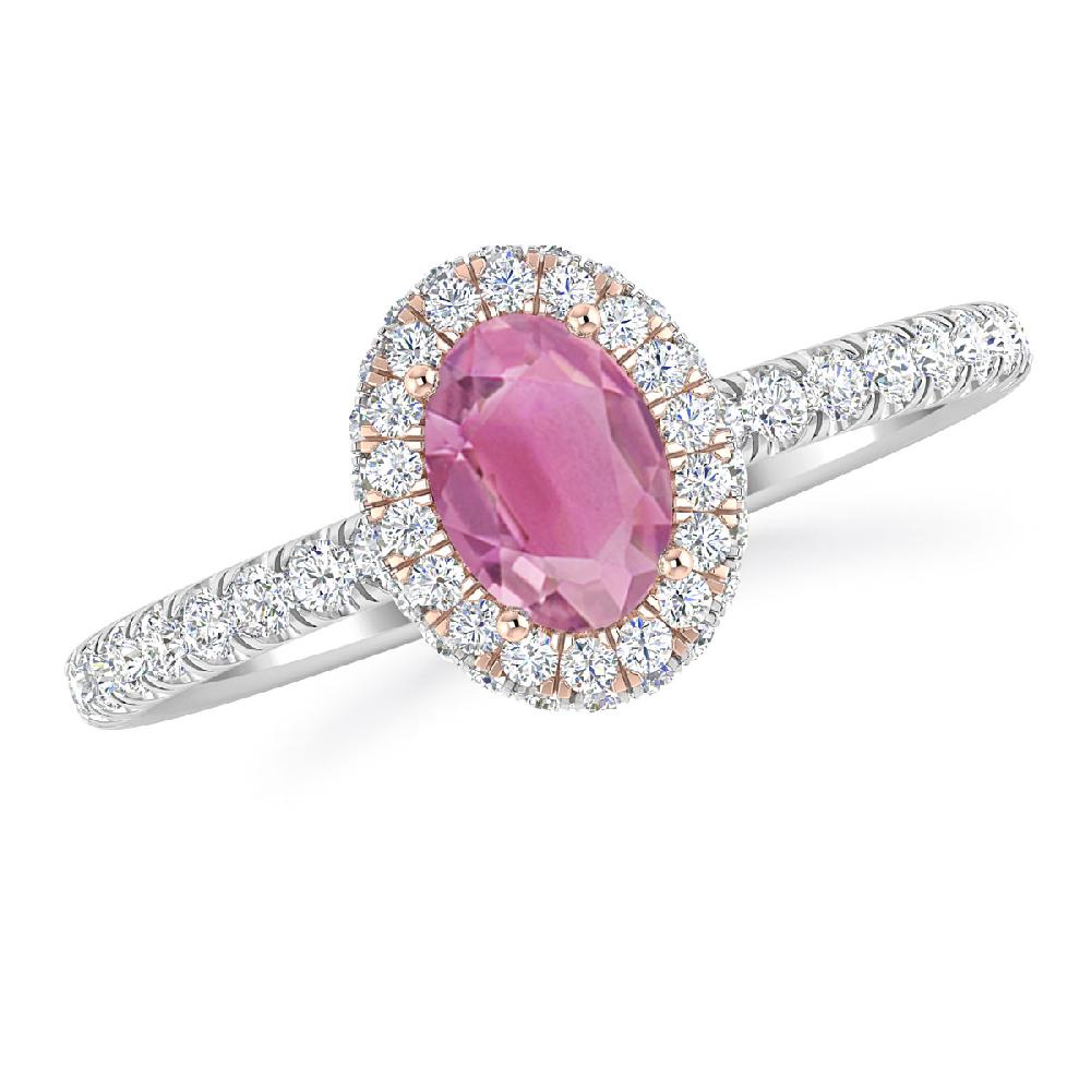 White Gold - Pink Tourmaline