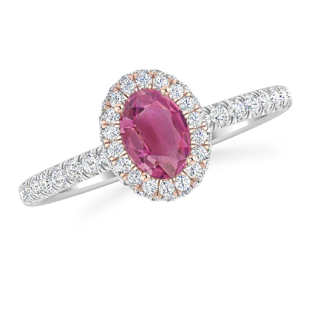 White Gold - Pink Tourmaline