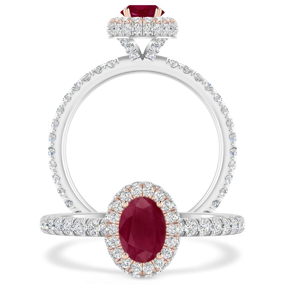 White Gold - Ruby