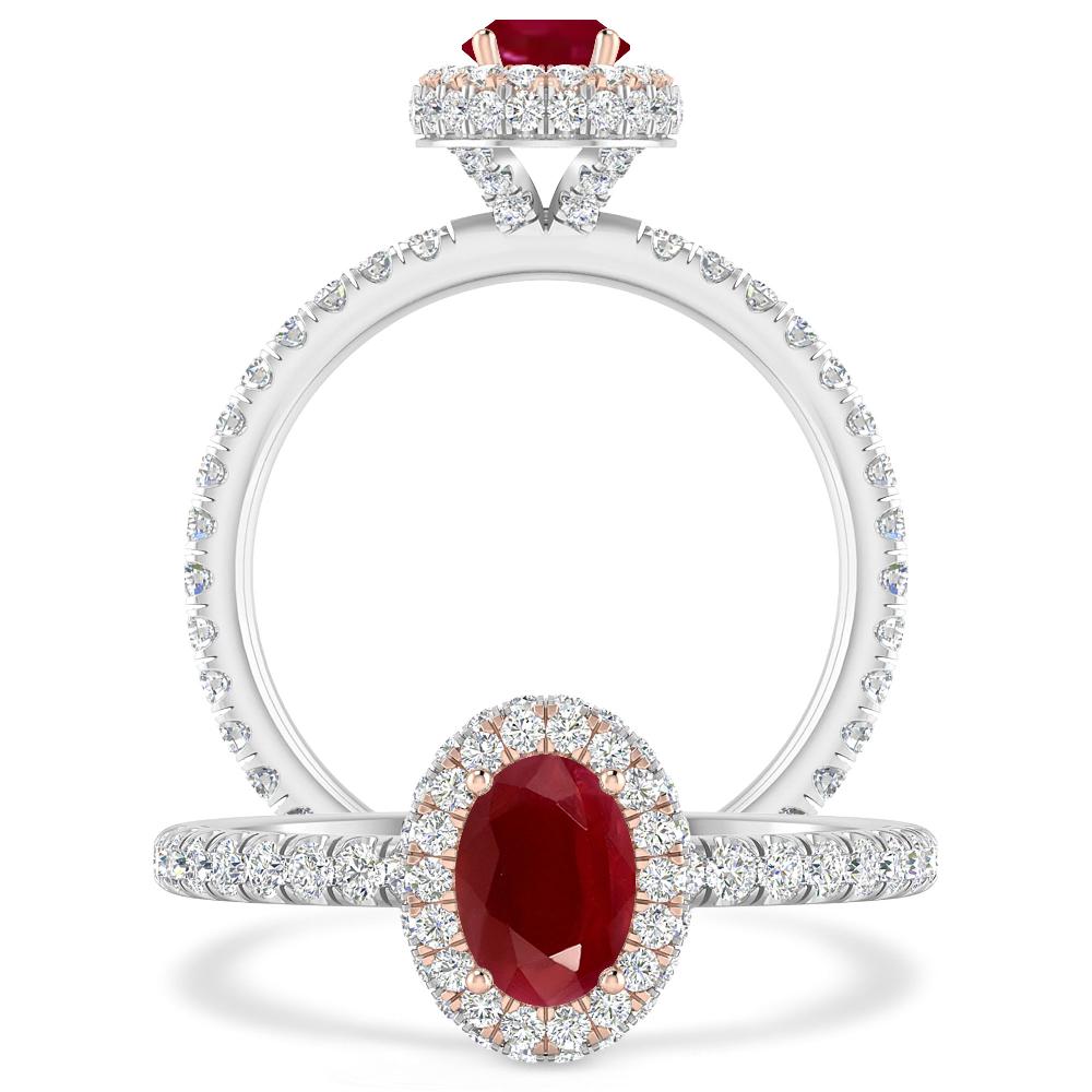 White Gold - Ruby