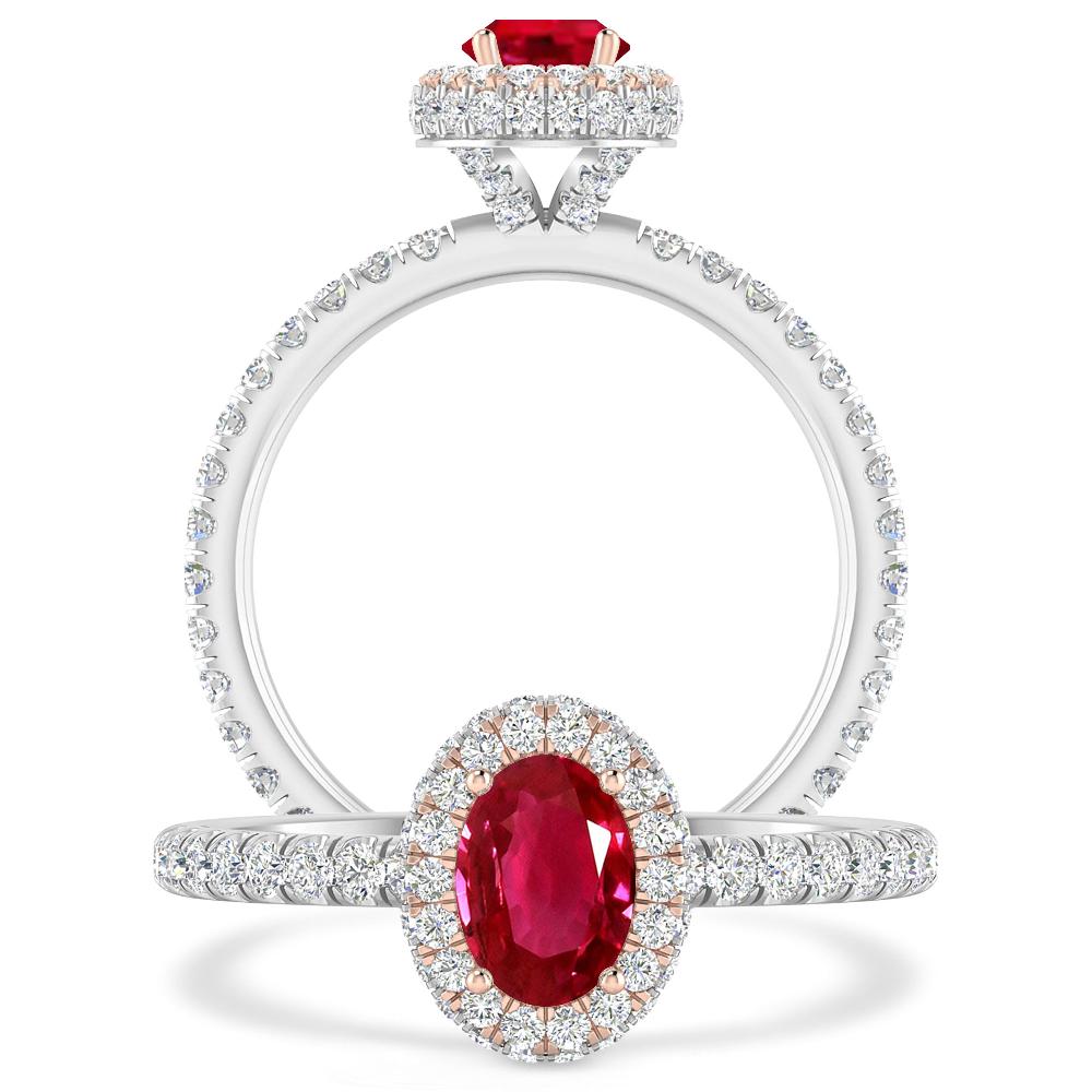 White Gold - Ruby