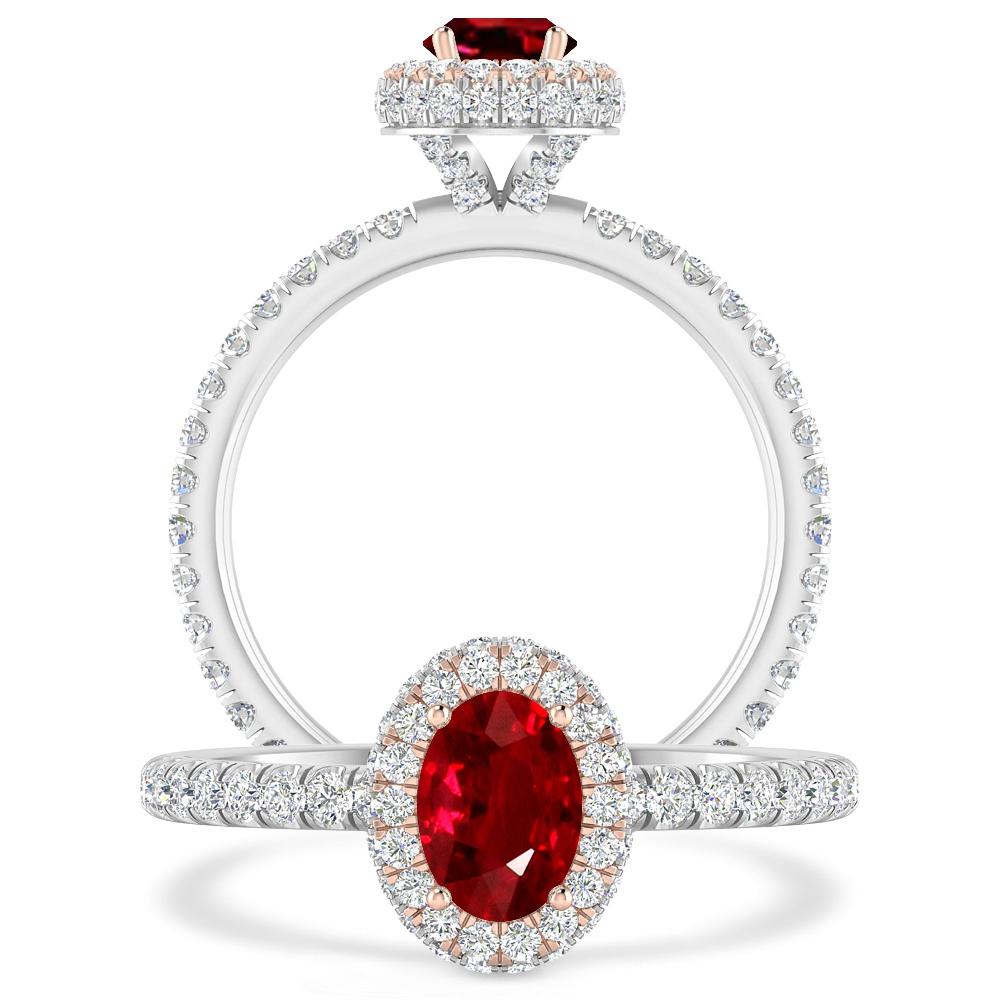 White Gold - Ruby