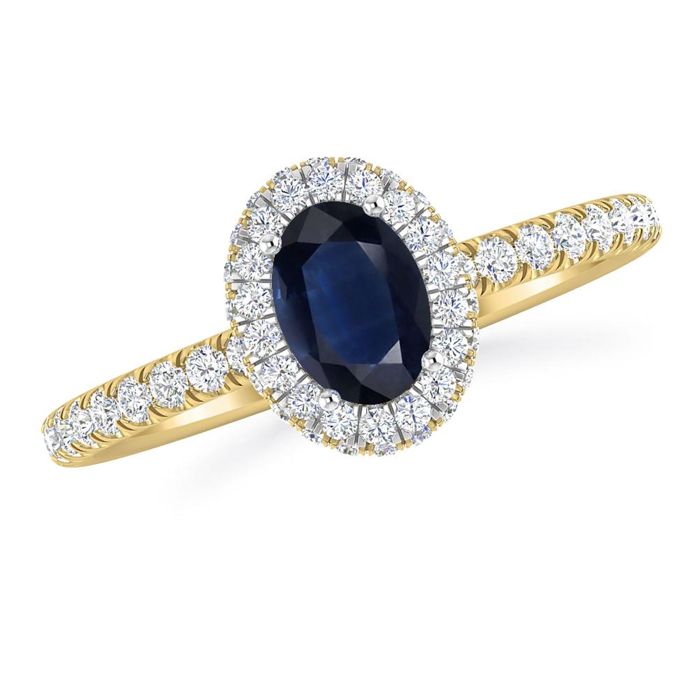 Yellow Gold - Sapphire