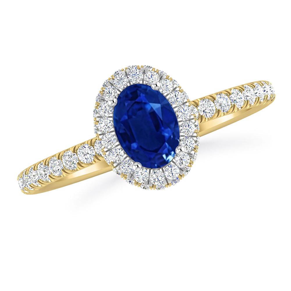 Yellow Gold - Sapphire