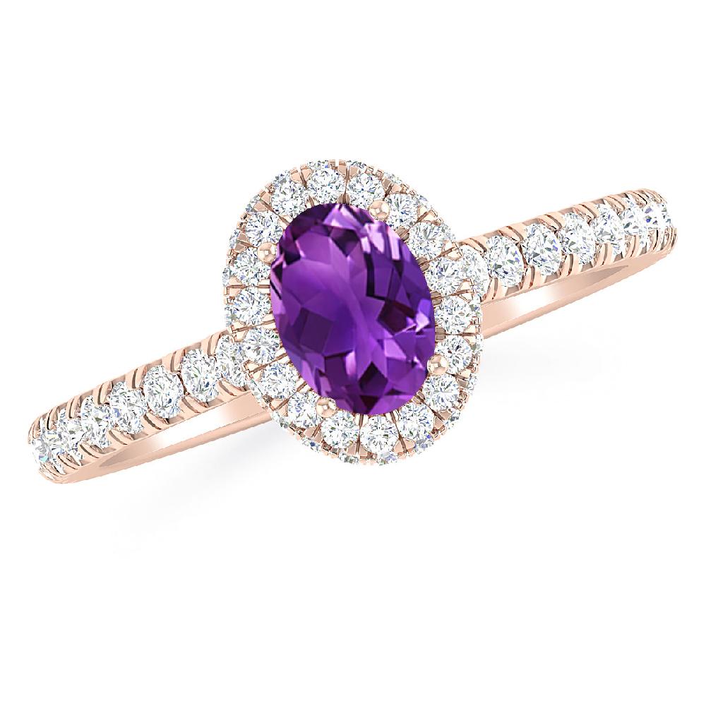 Rose Gold - Amethyst