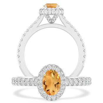 White Gold - Citrine