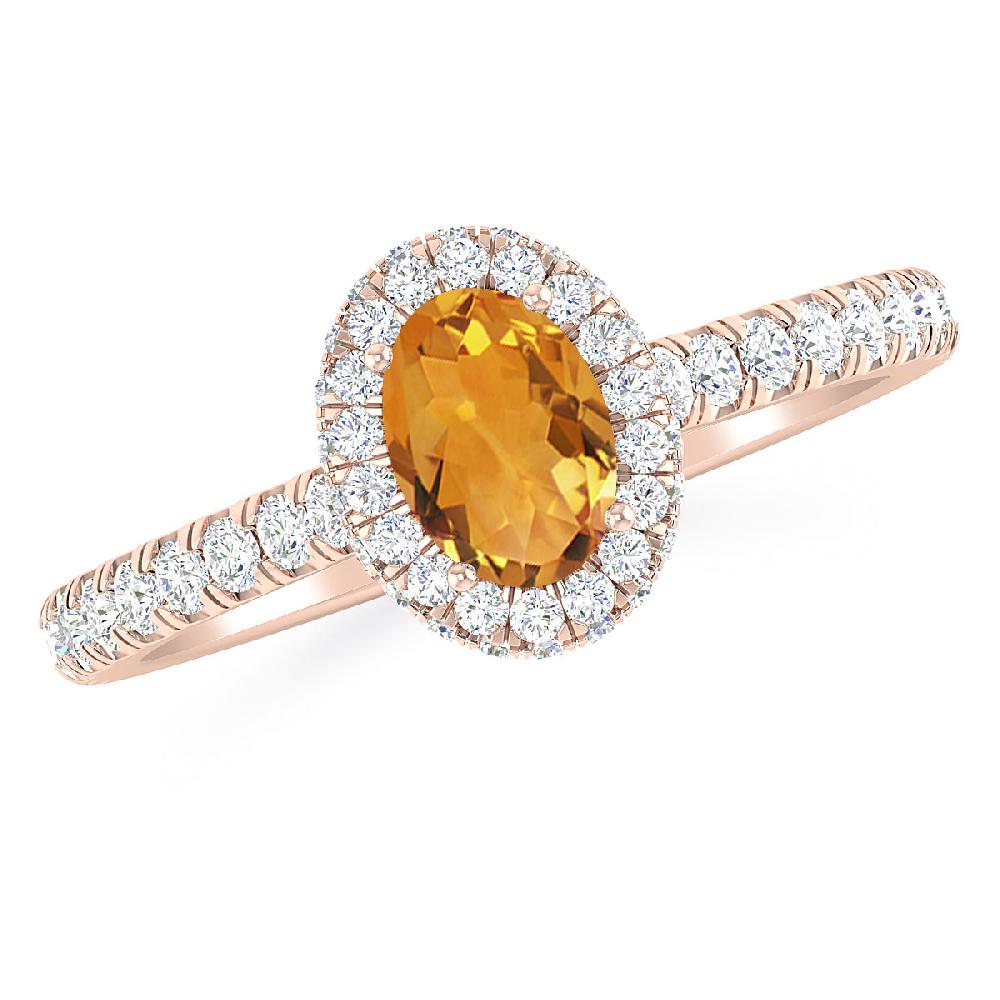 Rose Gold - Citrine