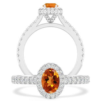 White Gold - Citrine