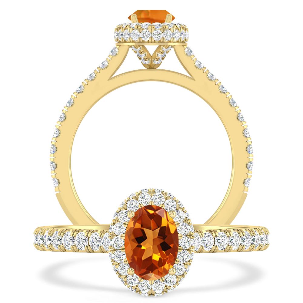 Yellow Gold - Citrine