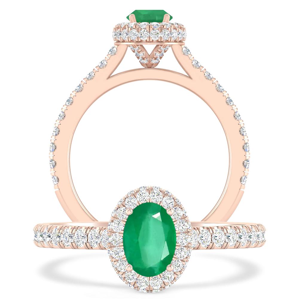 Rose Gold - Emerald