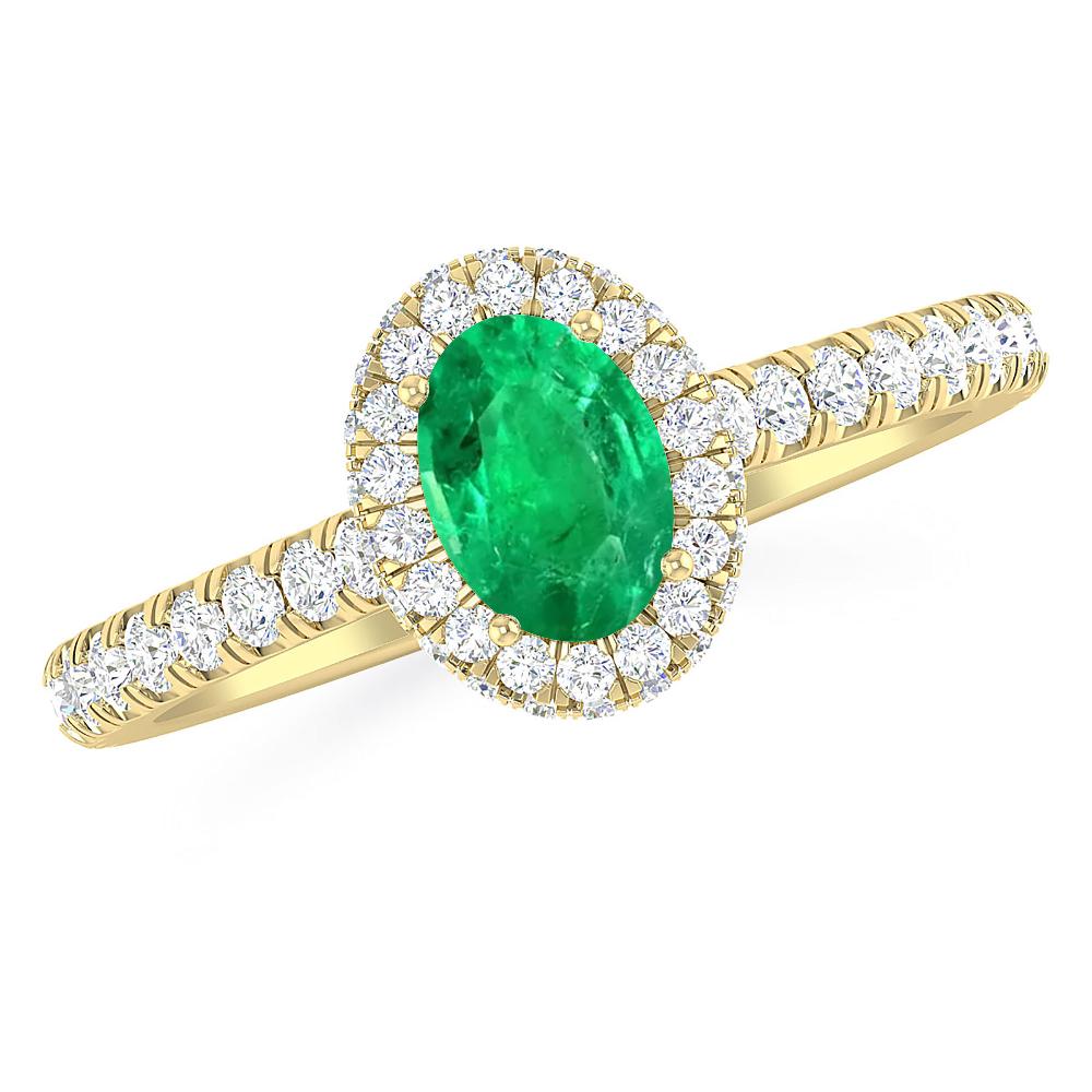 Yellow Gold - Emerald