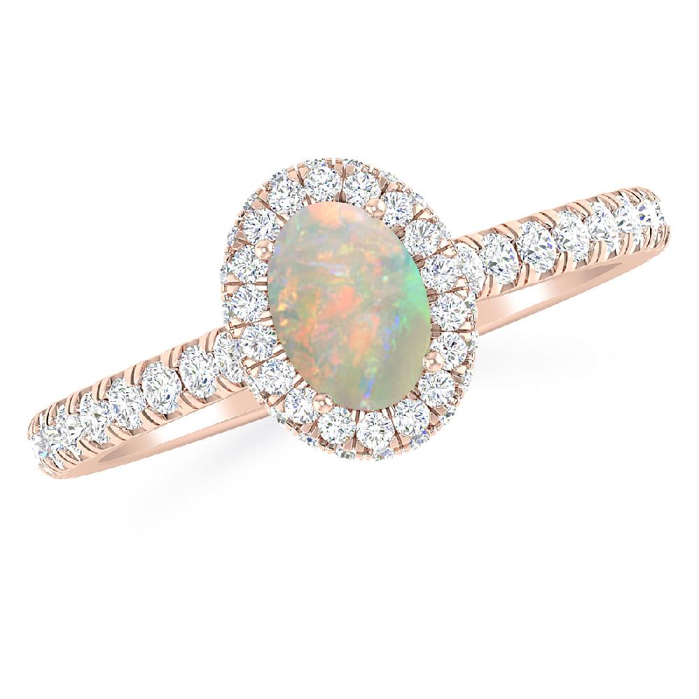 Rose Gold - Opal