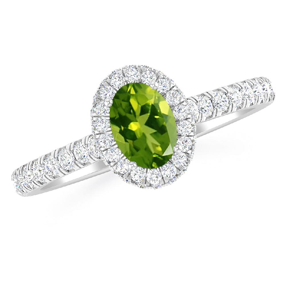 White Gold - Peridot